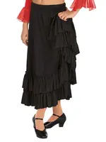 Eurotard 08803C Child Flamenco Skirt BLACK