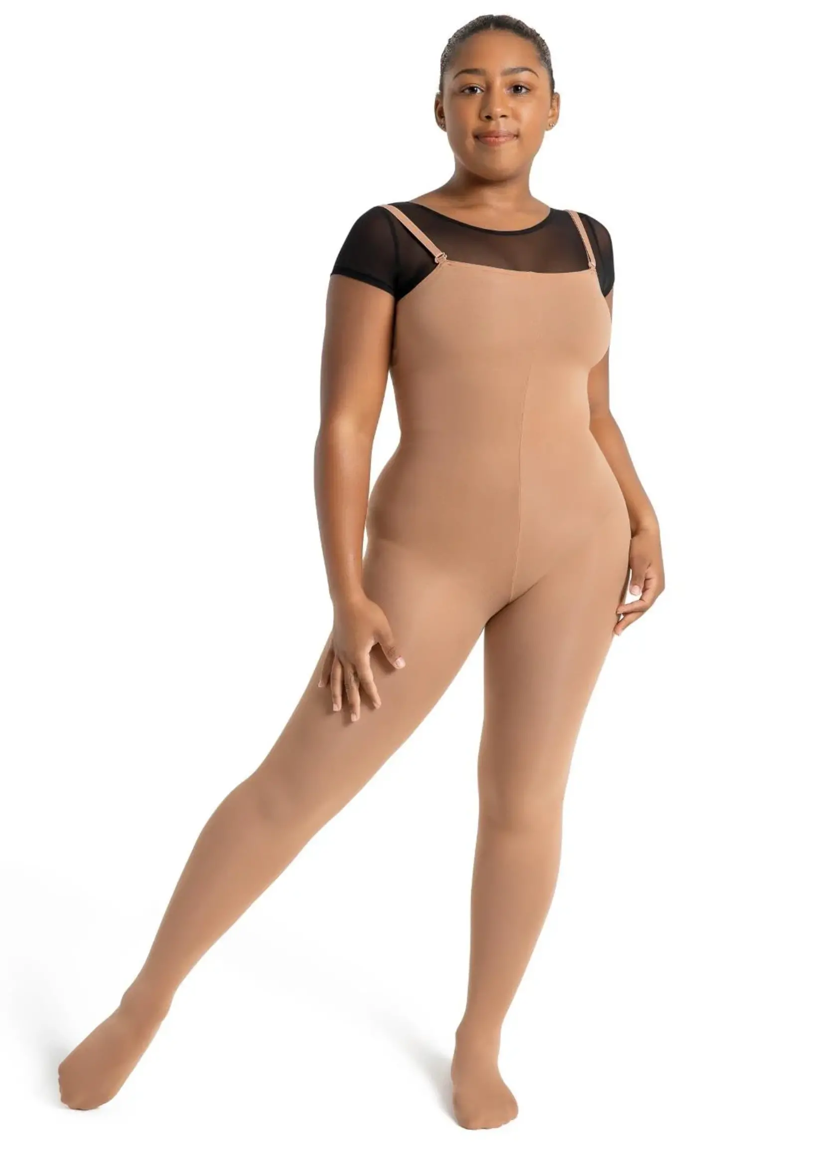 Capezio 1811W ADULT CONVERTIBLE BODYTIGHT SUNTAN