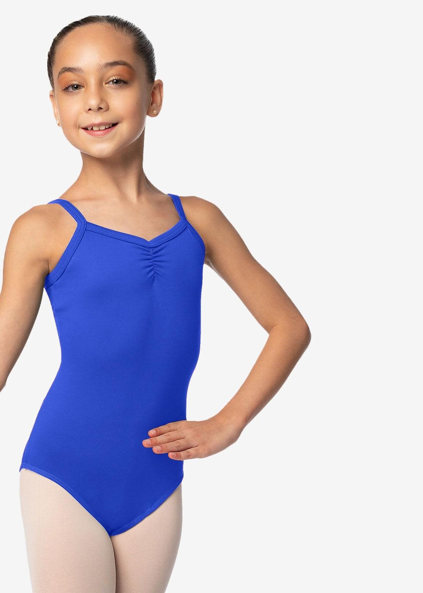 SoDanća SL114 CHILD CAMISOLE PINCH FRONT AND BACK LEOTARD