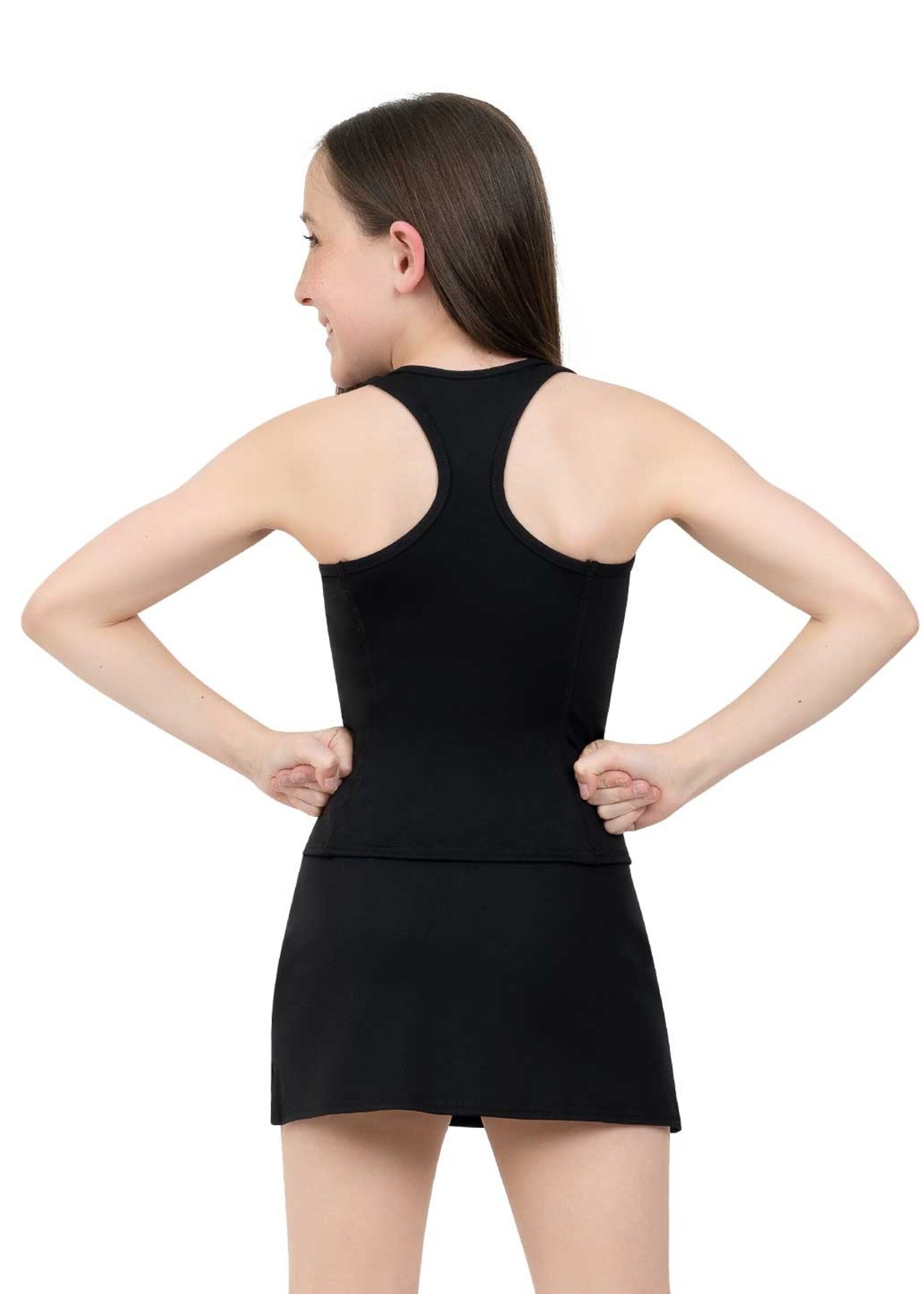 Capezio TB256C Team Basics Tank Top with Racerback - Girls