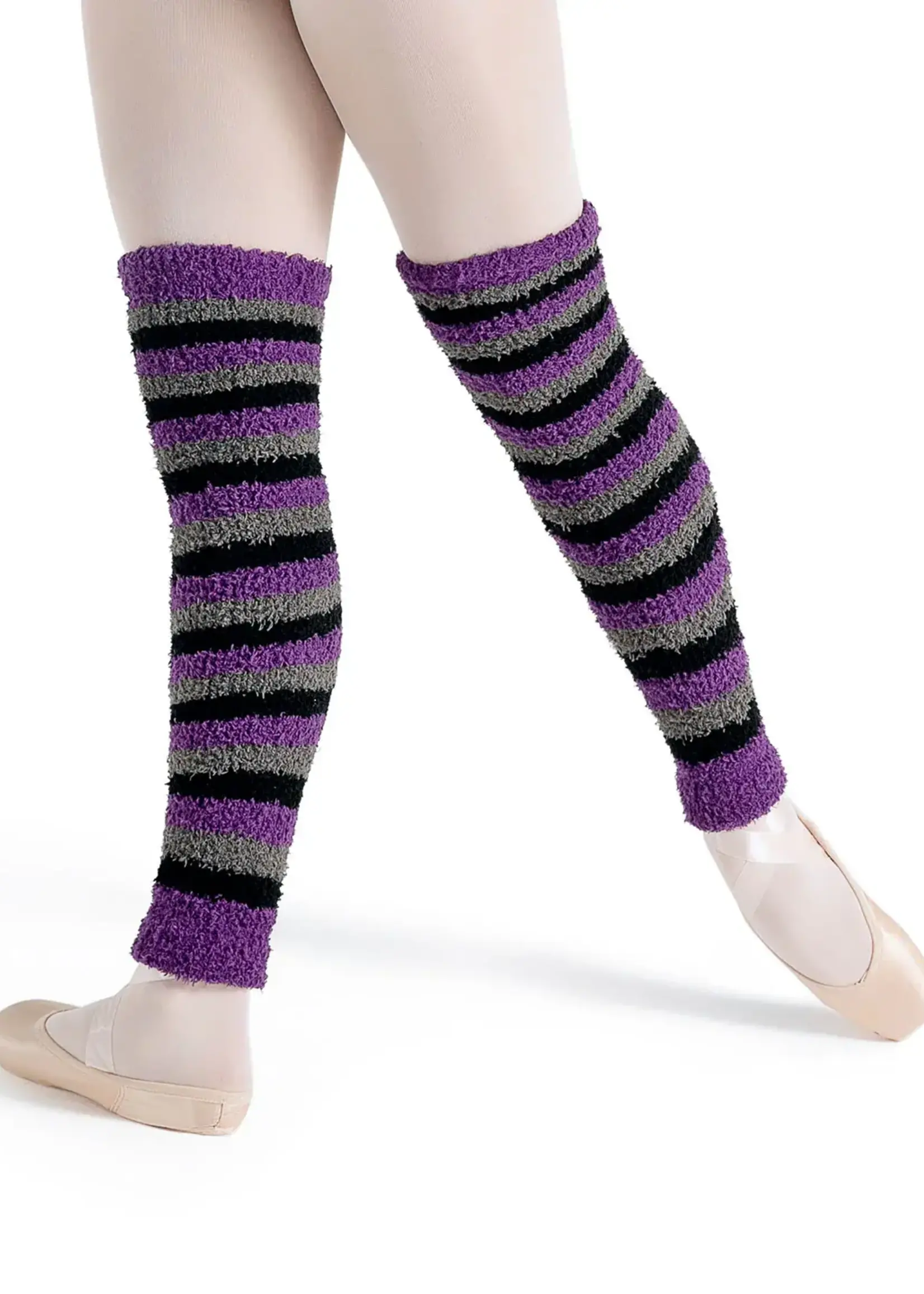 Capezio CK10985W Harmonie 24" Striped Pamper Legwarmer