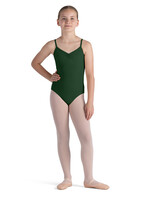 Bloch CL4257 Child Girls Gather Cami Leotard Evergreen