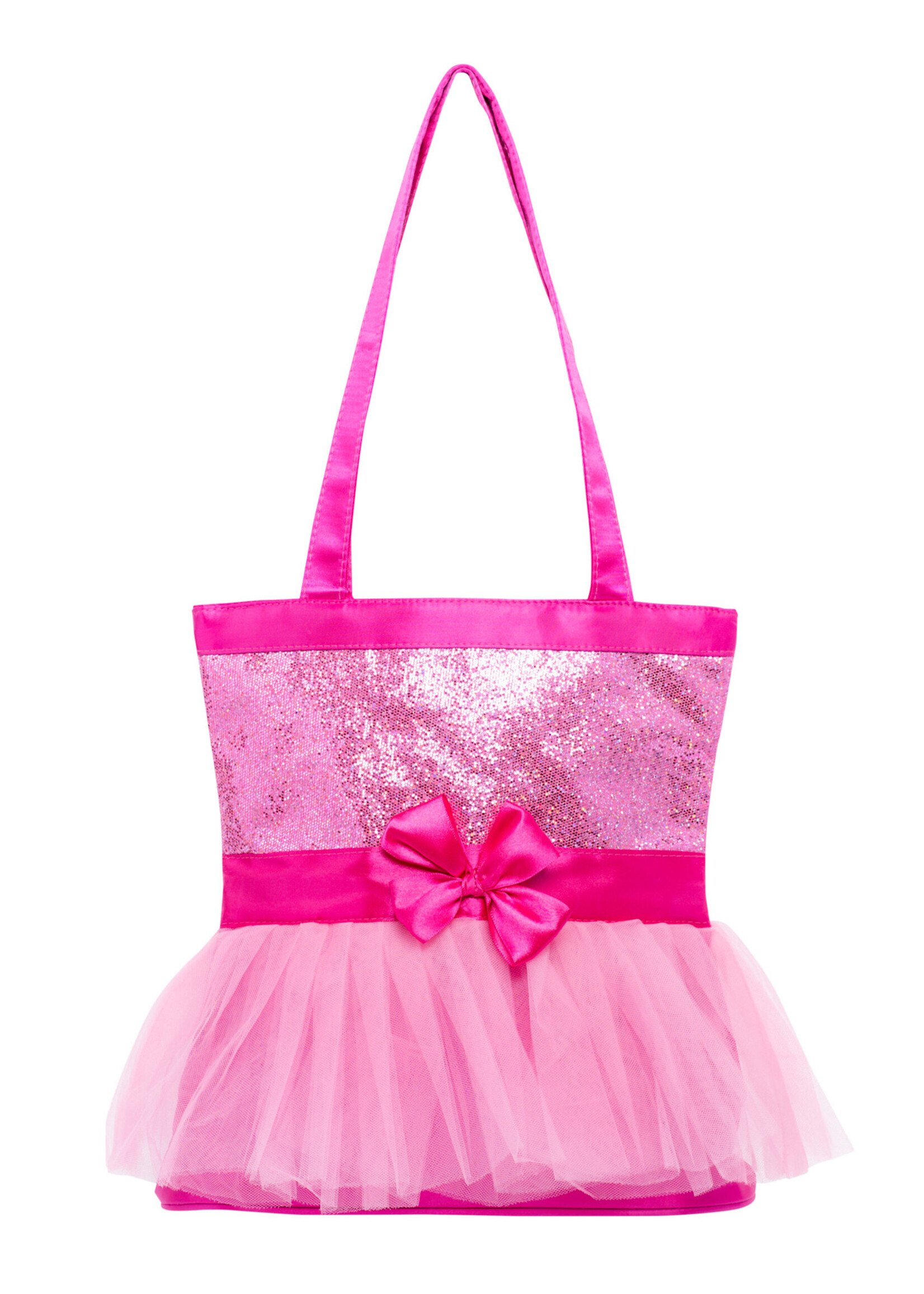 1066 Tutu Cute Tote -Shiny Pink