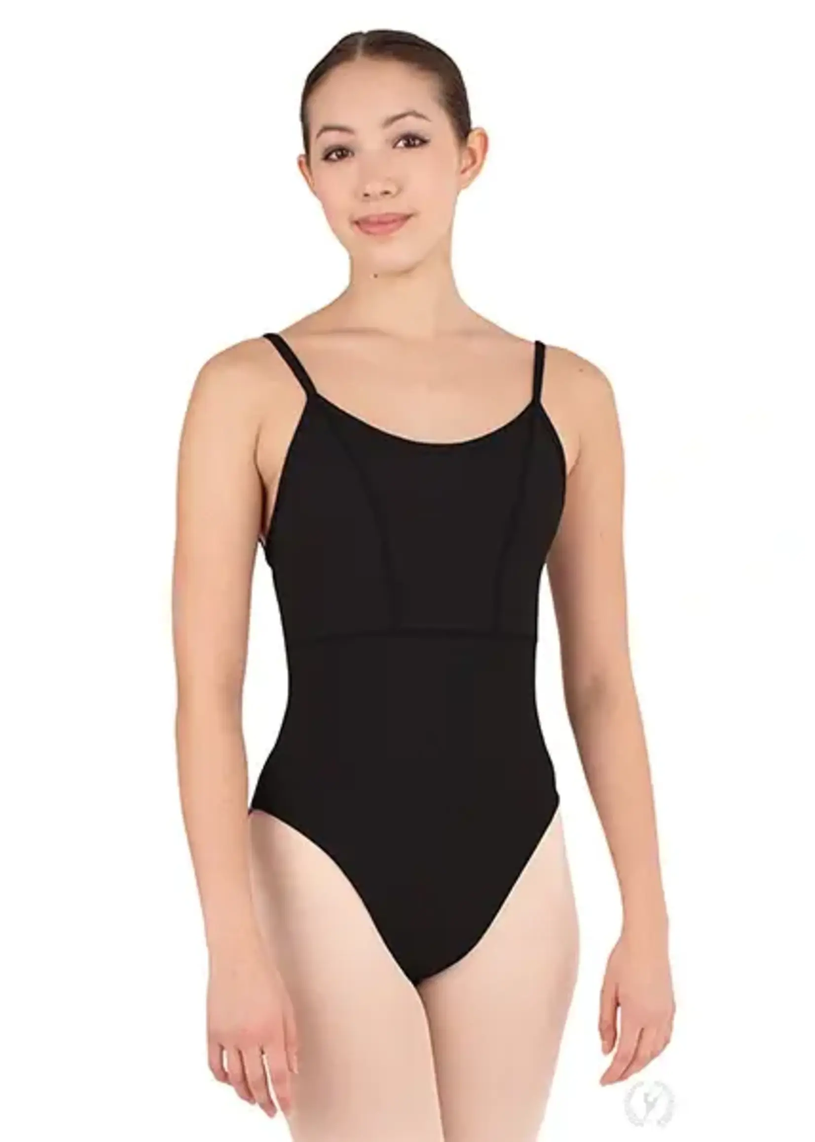 Eurotard 4401 Adult Princess Seam Camisole BLACK Leotard