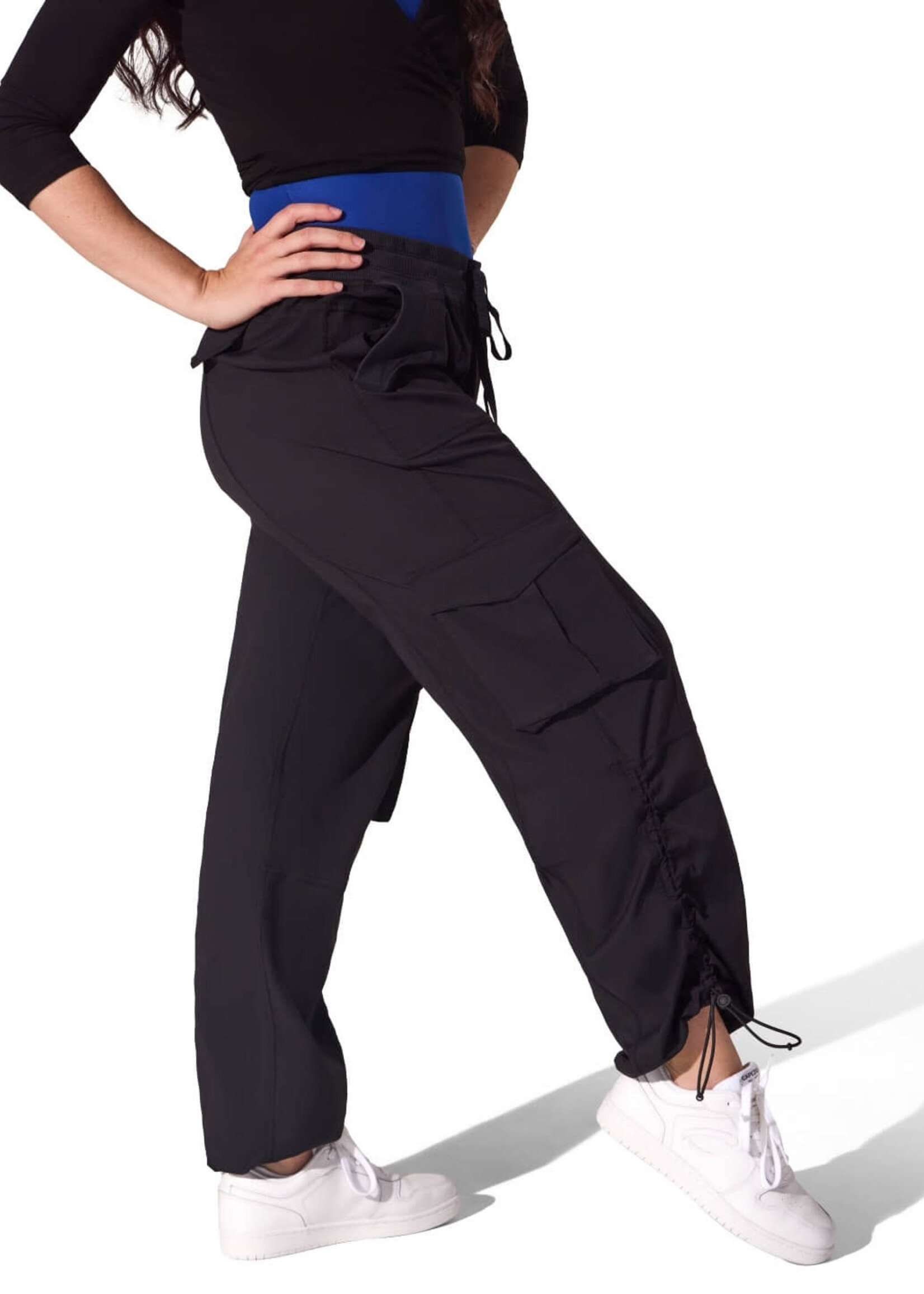 Capezio F12555W BLACK Dance Dynamics Studio Jogger