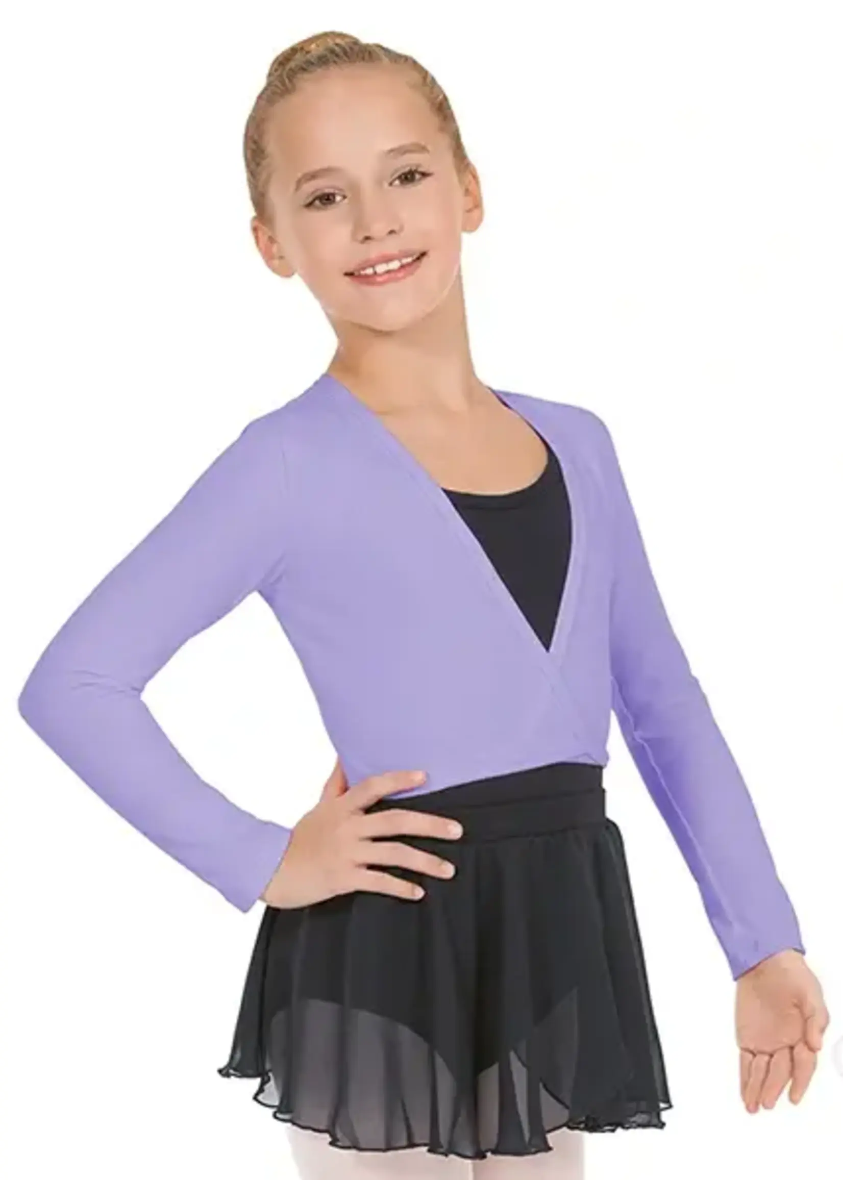 Eurotard 10523C  CHILD WRAP SWEATER LILAC