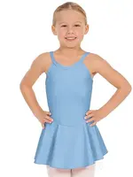 Eurotard 44453 - Girls Microfiber Camisole Dance Dress LT BLUE