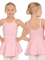 Eurotard 44453 - Girls Microfiber Camisole Dance Dress PINK