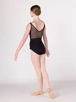 Eurotard 41451c Girls Silhouette Mesh Leotard BLACK