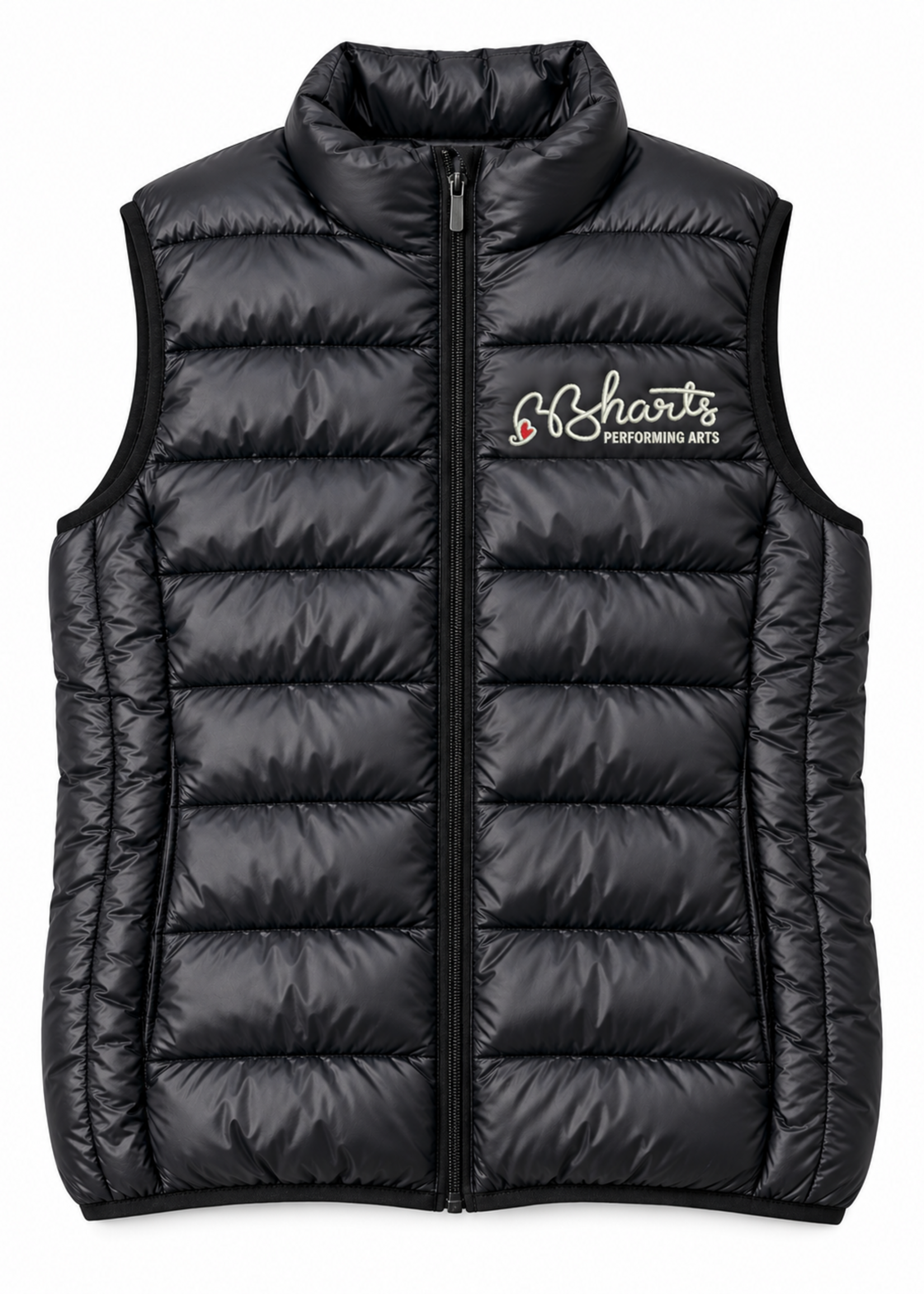 Dancing Doll BBharts Puffer Vest Black with logo