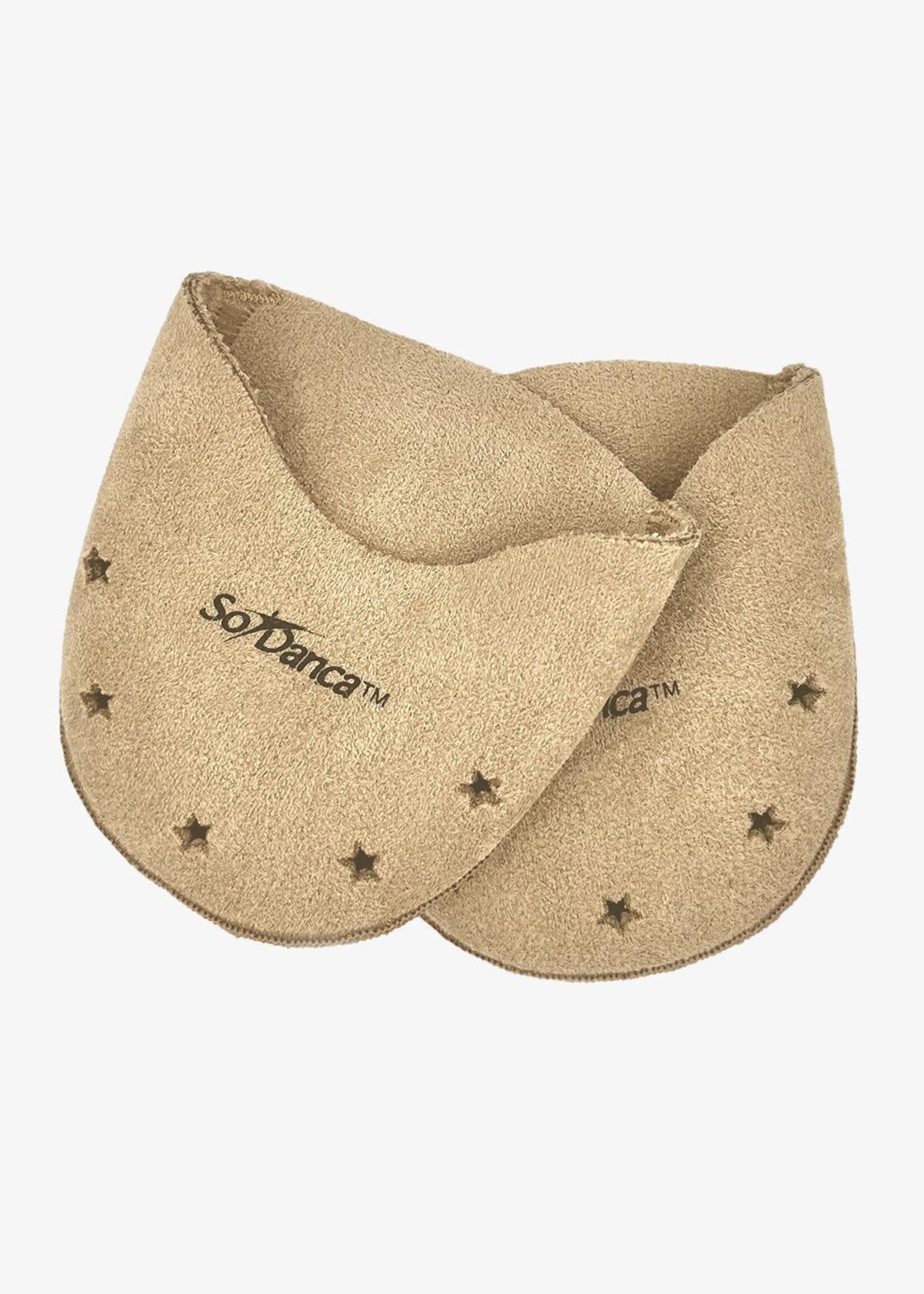 SoDanća AC36 - Cloud 9 Microsuede silicone gel toe pads with star vents Medium