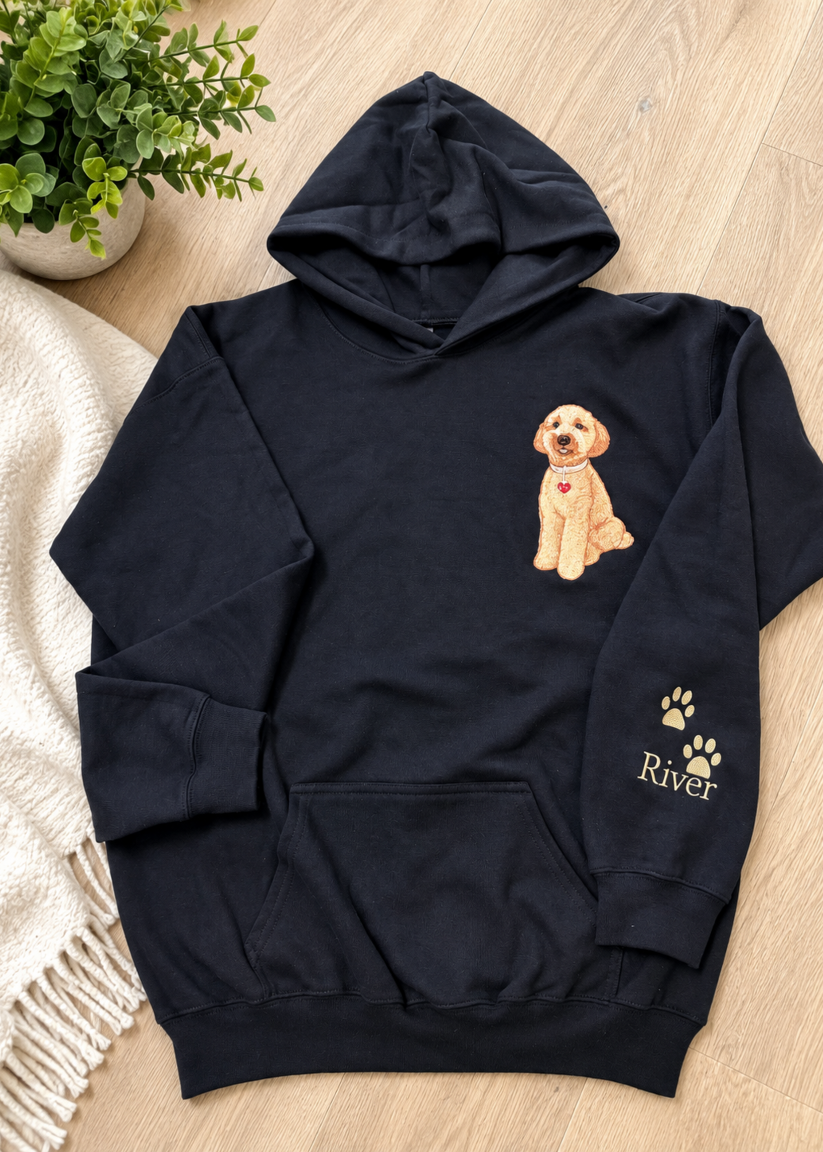 A Pretty Something A Pretty Something | Pet Portrait Hoodie – Adult
