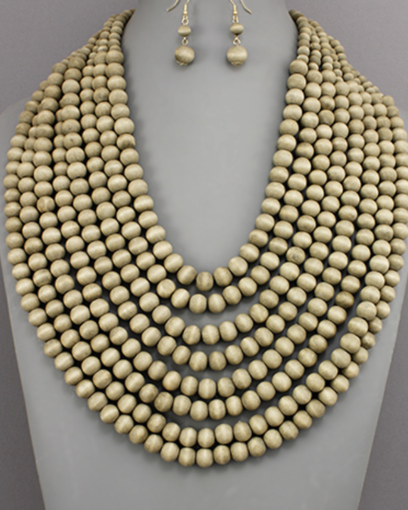 metal bead necklace