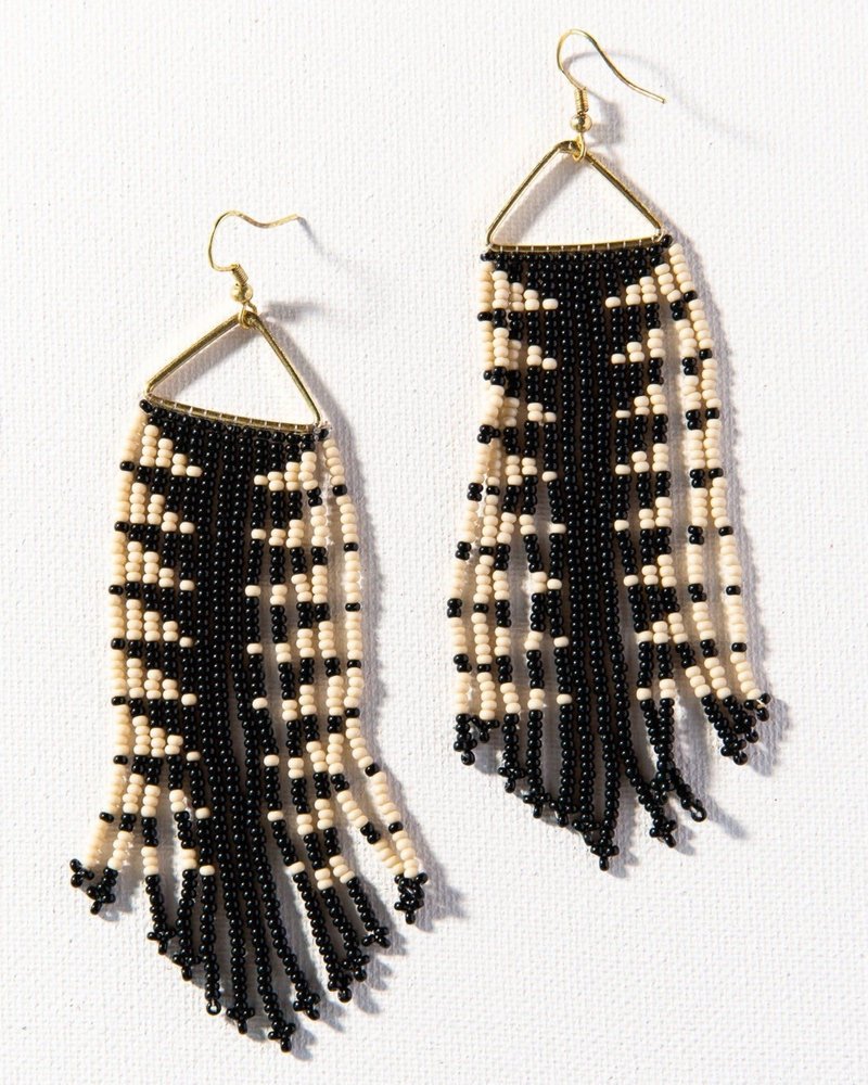 Ink+Alloy Ink + Alloy Triangle Fringe Earring