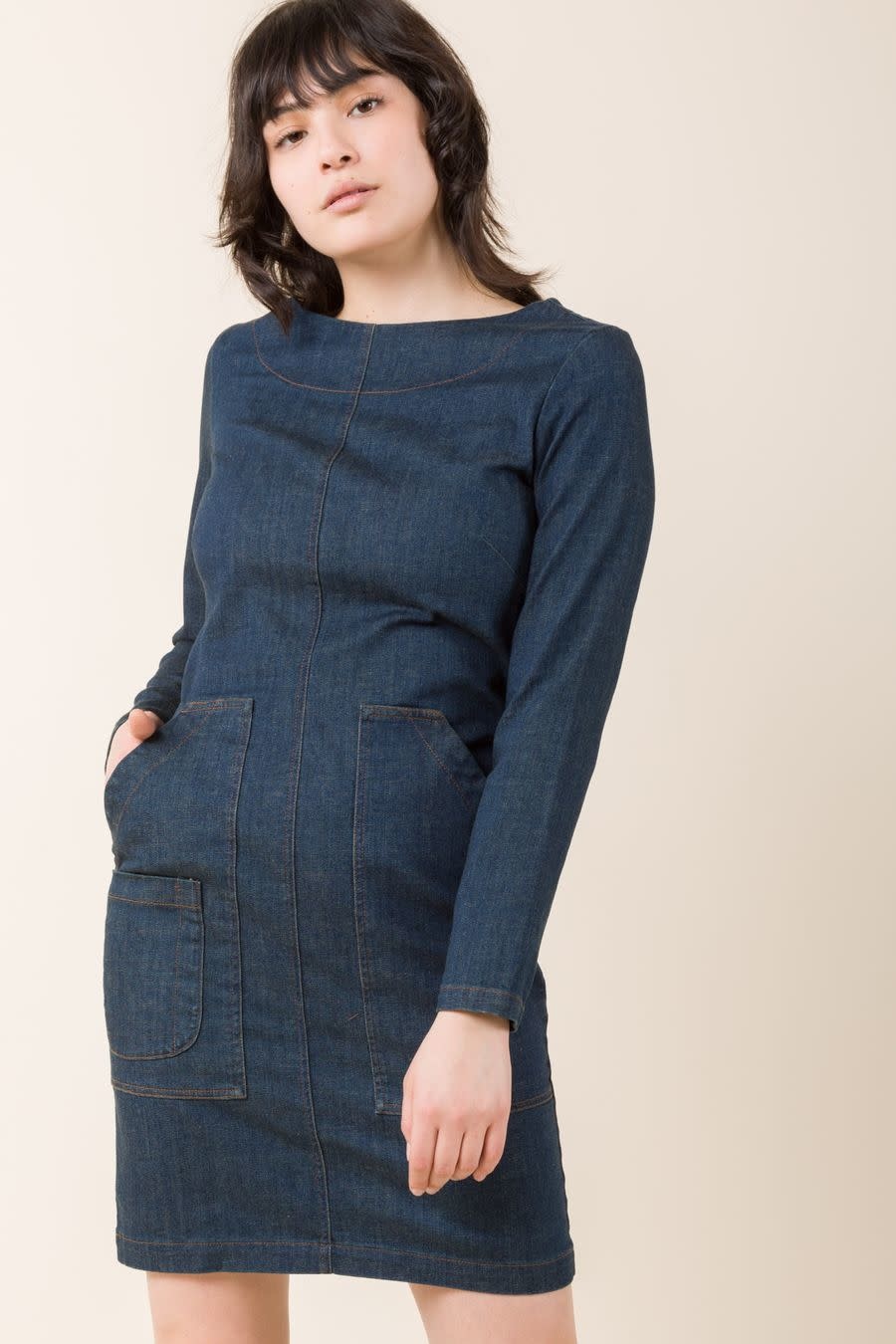 prairie underground denim dress