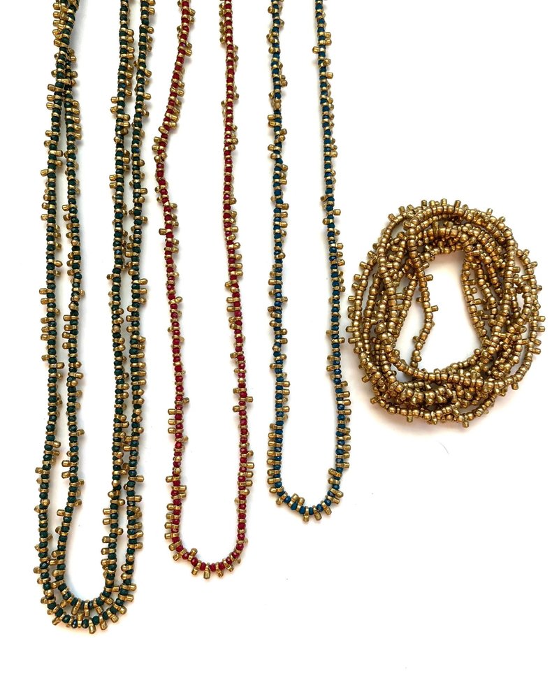Boho Gal Jewelry BohoGal Estaa Beaded Wrap Necklace