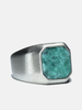 Curated Basics Malachite Ring