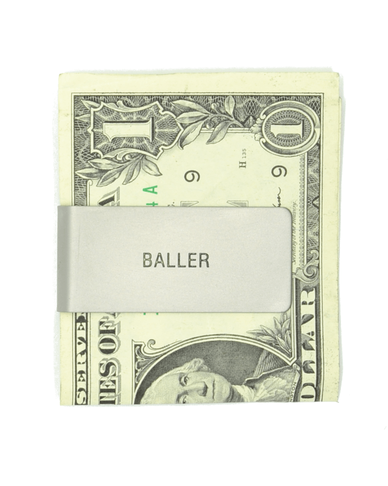 Curated Basic Baller Money Clip