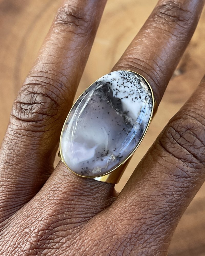 Leslie Francesca Dendrite Opal Ring