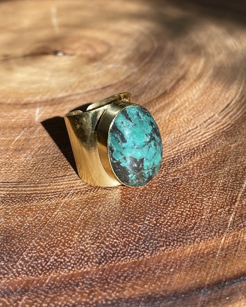 Leslie Francesca African Turquoise Ring