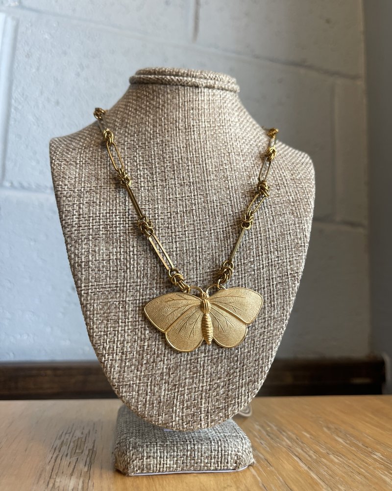 Erin Knight Vintage Butterfly Necklace