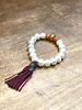 Ikat Jewelry Ikat Pearl Tassel Stretch Bracelet