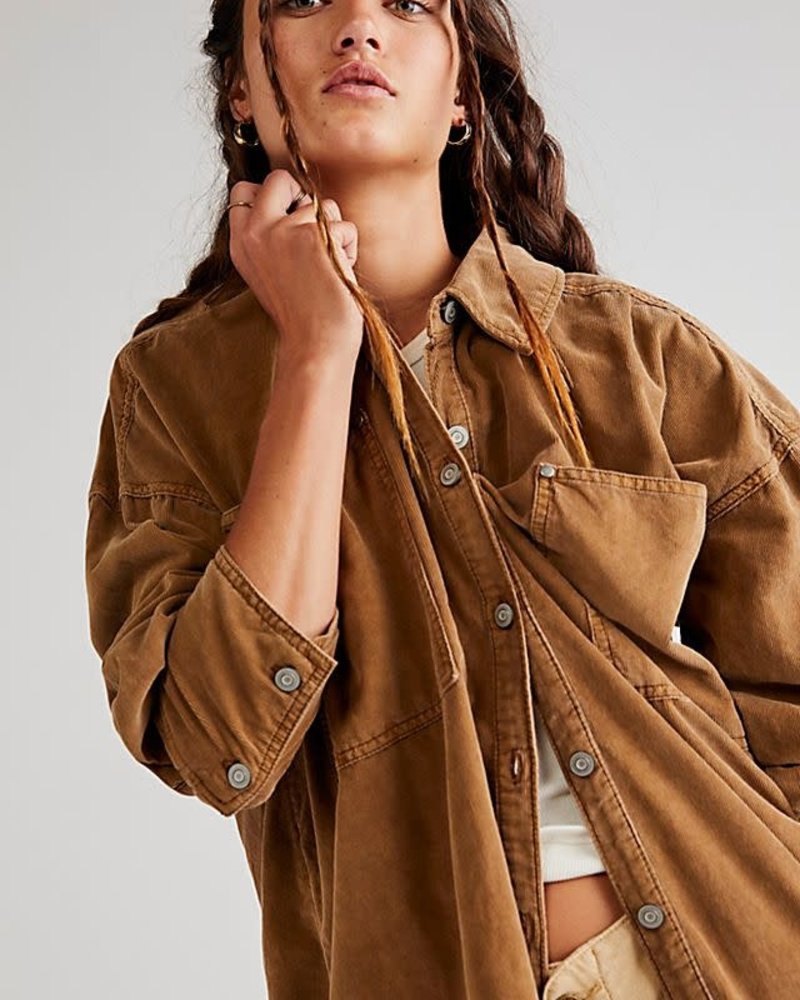 Free People Free People Baby Cord Button Down