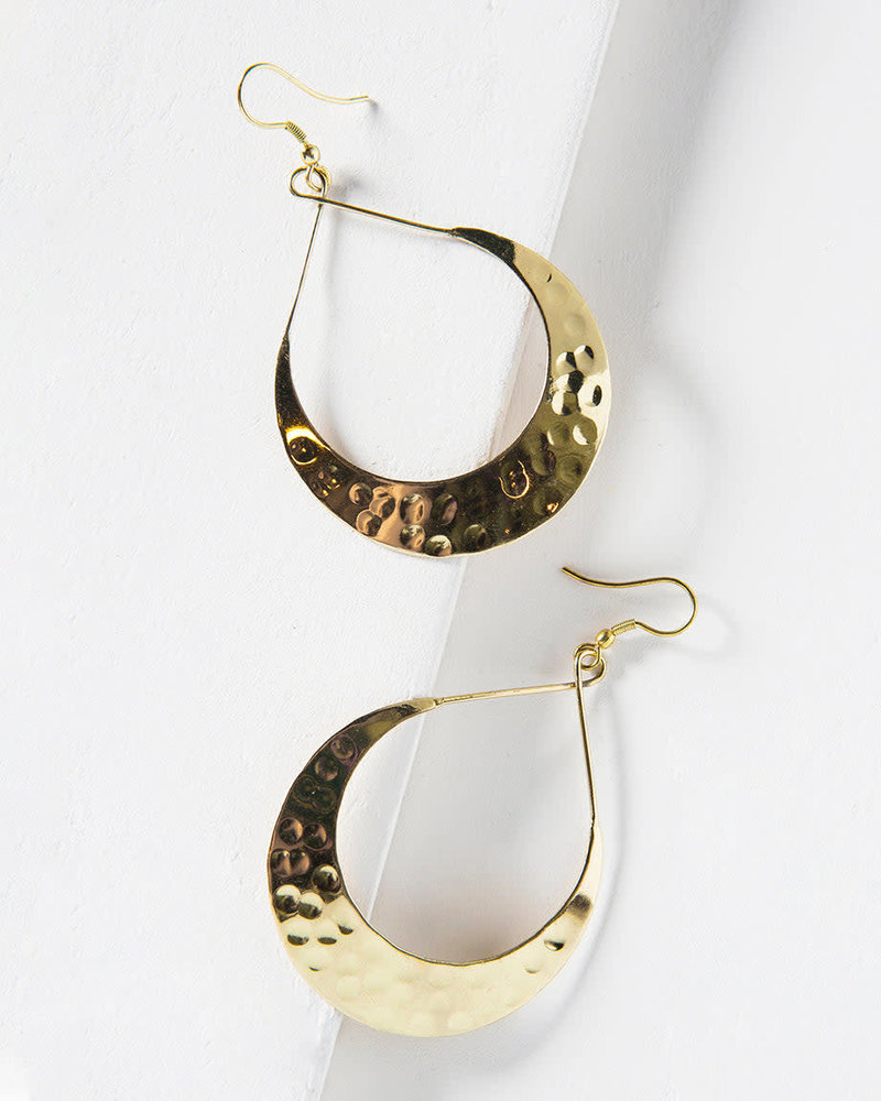 Matr Boomie Matr Boomie Lunar Crescent Earrings