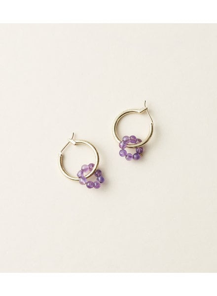 Matr Boomie Jambumani Amethyst Earrings