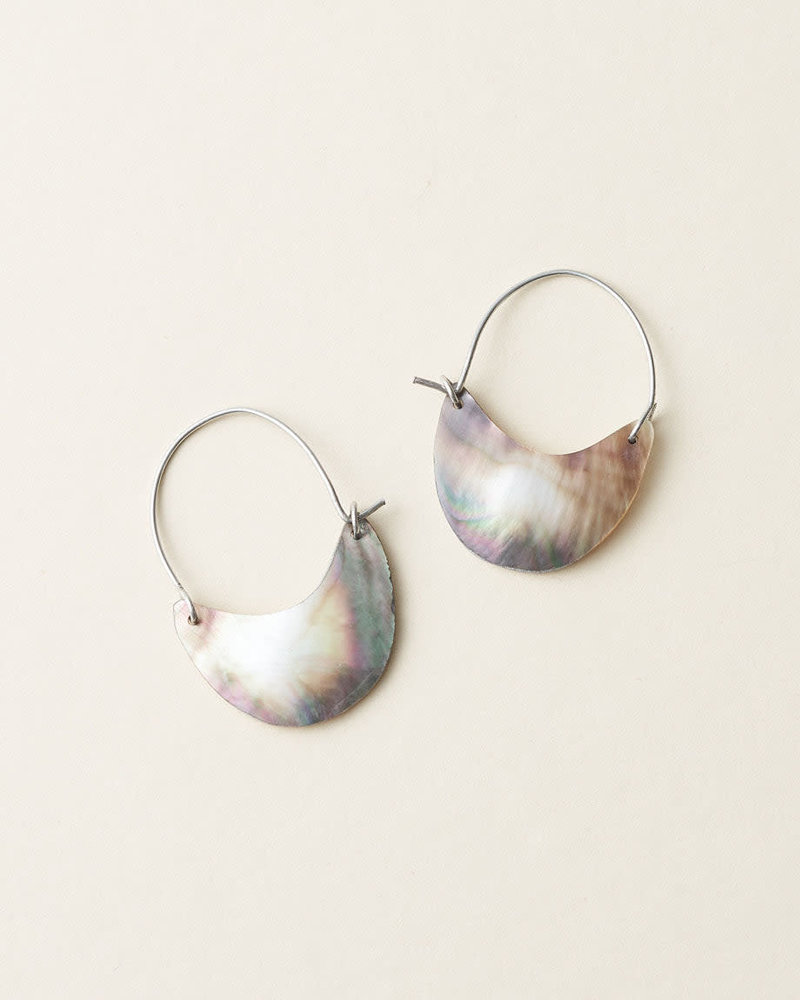 Matr Boomie Matr Boomie Chandra Mother of Pearl Earrings