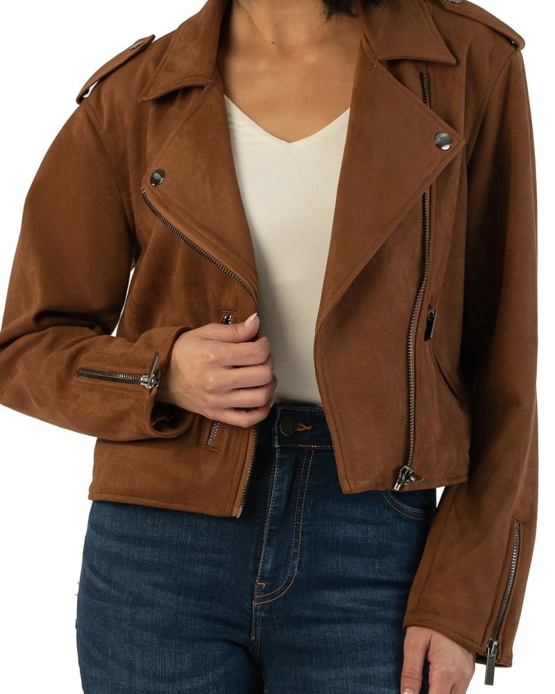 Kut from the Kloth / STS Blue Kut from the Kloth Jackie Faux Suede Moto Jacket