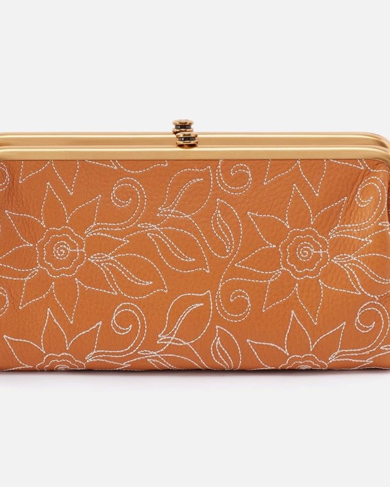 Hobo Hobo Lauren Clutch Wallet Sundial W/Floral Stitch