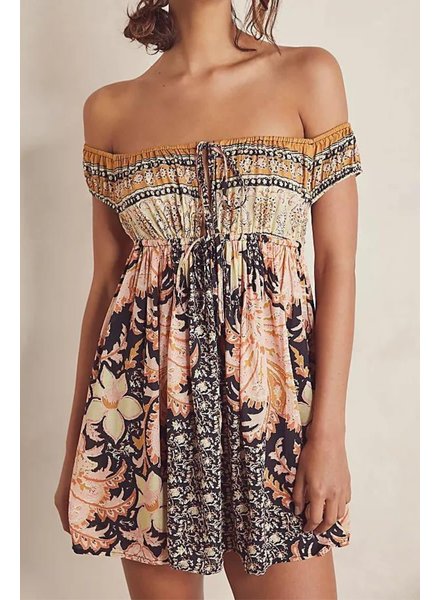 Free People Jayde Metallic Printed Flare - Squash Blossom Boutique