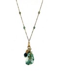 AndreaB Hand Jade Cluster Necklace