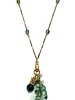 AndreaB Hand Jade Cluster Necklace