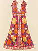 Farm Rio Farm Rio Flower Tapestry Midi Dress