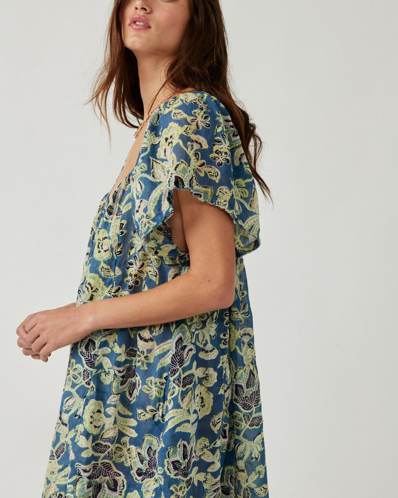 Free People Mikayla Floral Print Tunic