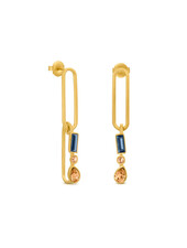 Joi D'art Medes Golden Link 4.6cm Earrings
