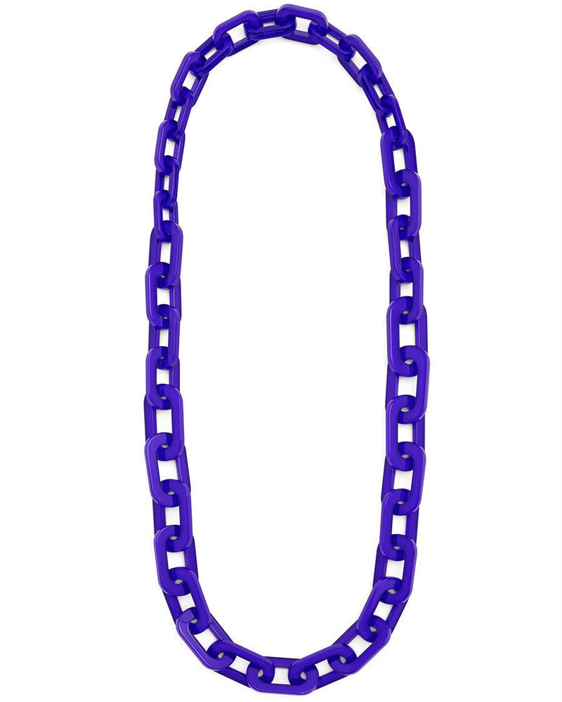 Zenzii Zenzii Resin Flat Link Necklace