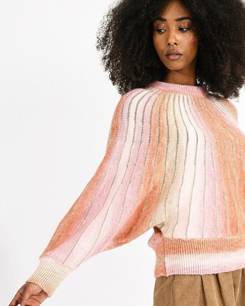 Molly Bracken Colorburst Knit Sweater