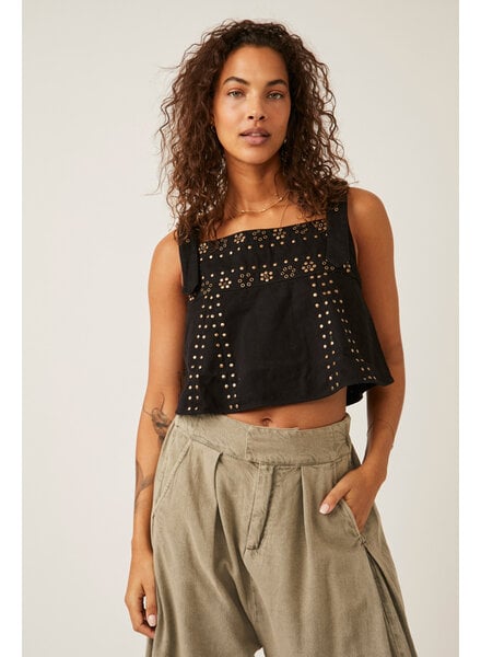 Free People Rikki Studded Top