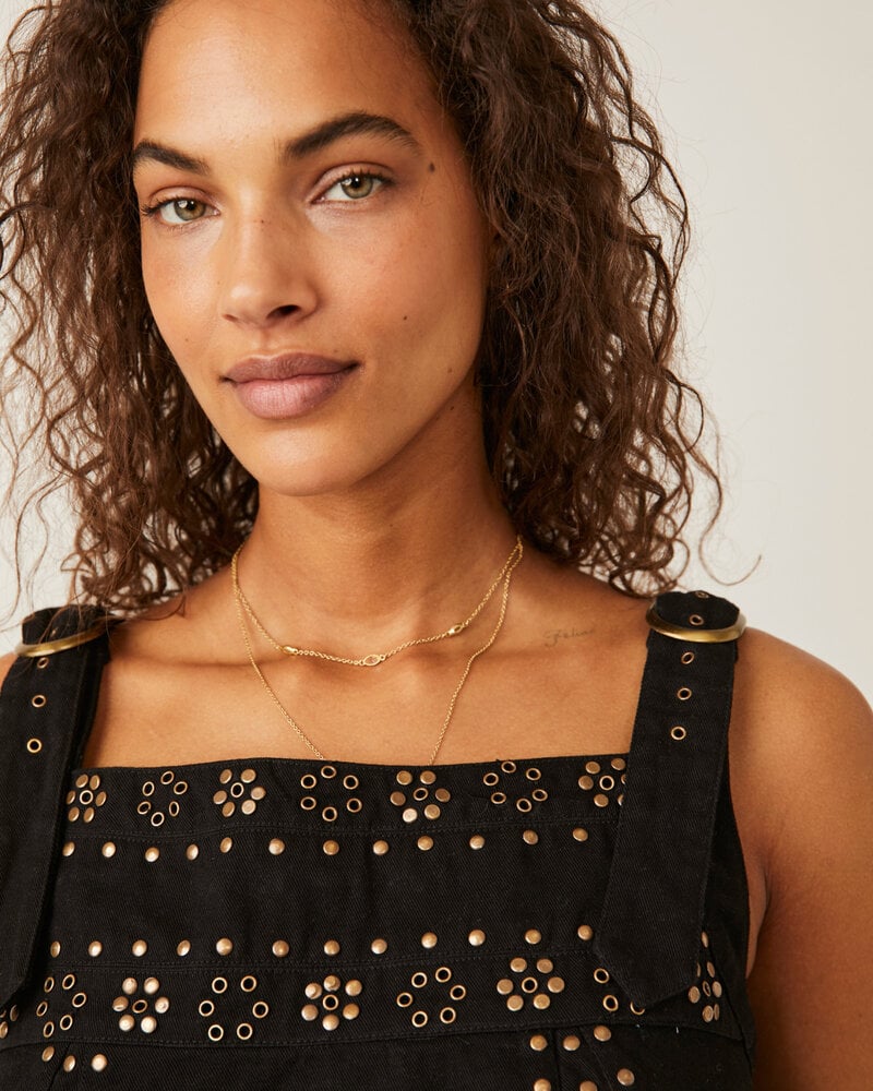 Free People Rikki Studded Top