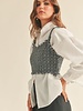 Miou Muse Tweed Vest Two Piece