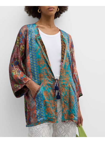 Johnny Was Teaberry Delfino Reversible Kimono