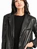 Molly Bracken Faux Leather Blazer