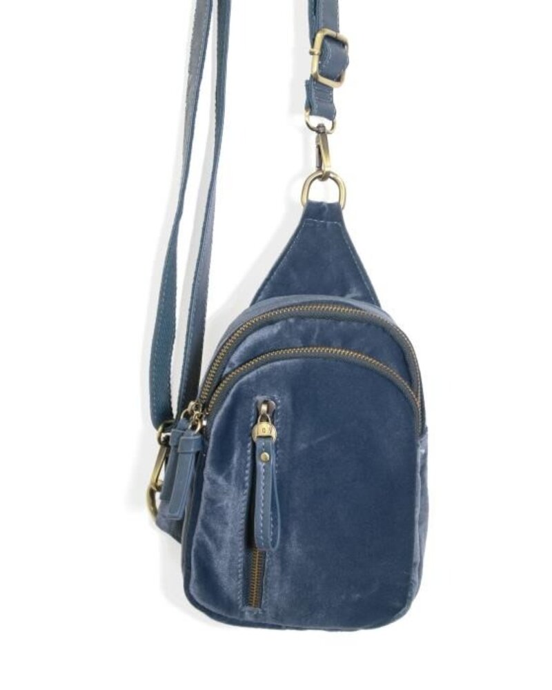 Joy Susan Velvet Skyler Sling Bag