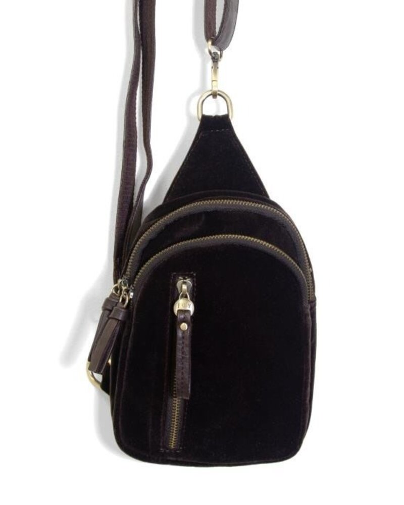 Joy Susan Velvet Skyler Sling Bag