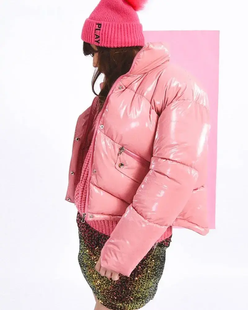 Molly Bracken Shimmer Puffer Jacket