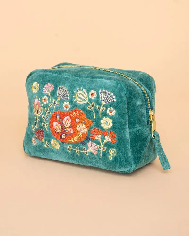 Powder Design Velvet Makeup Bag