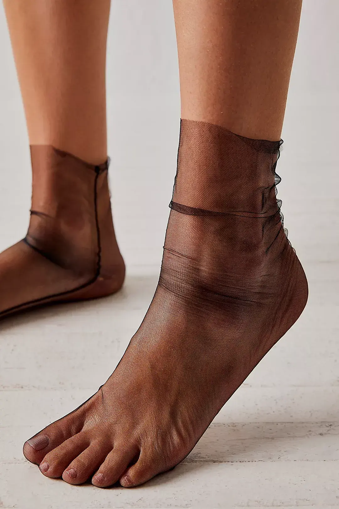 Free People The Moment Sheer Socks - Squash Blossom Boutique
